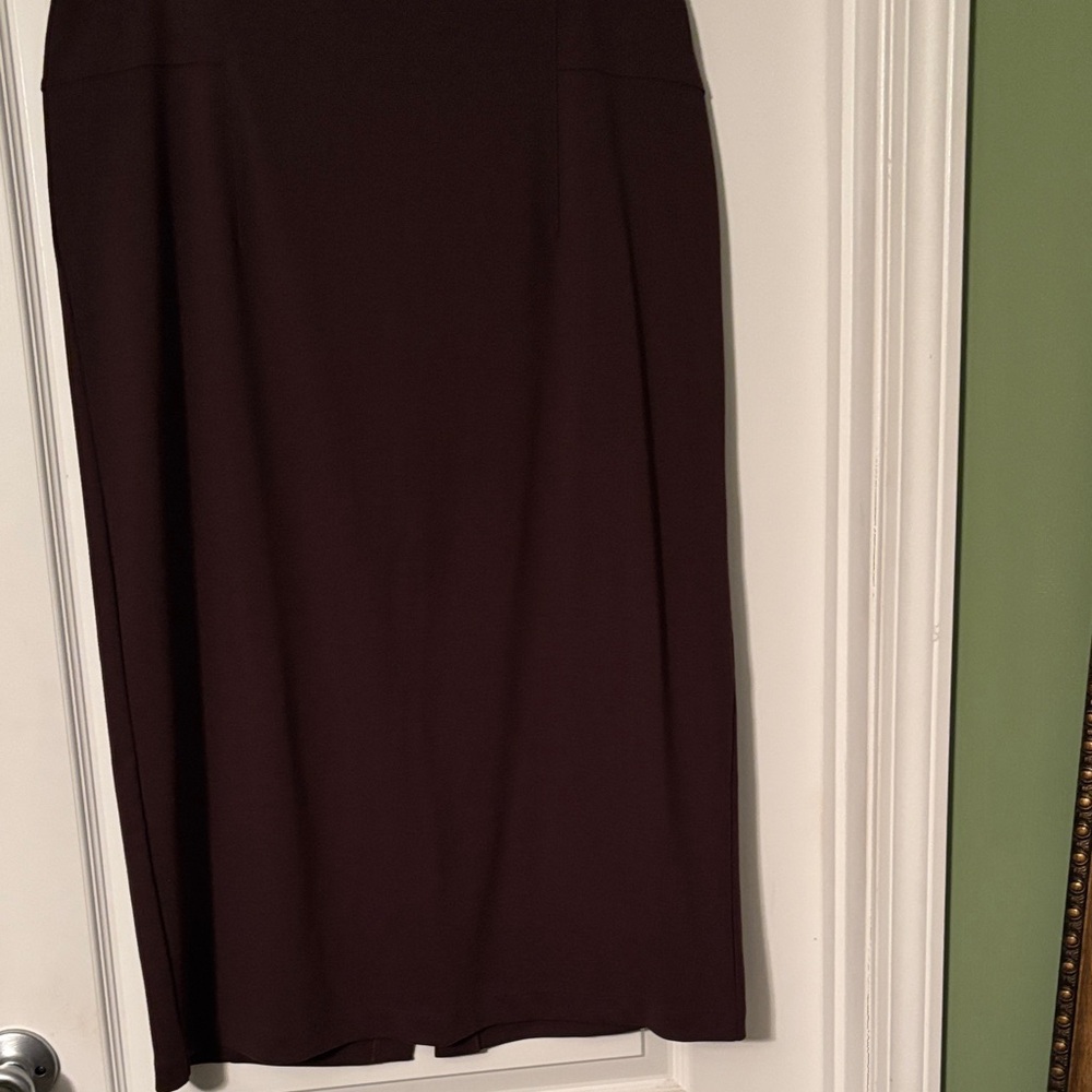 Cato Dark Brown Midi Skirt